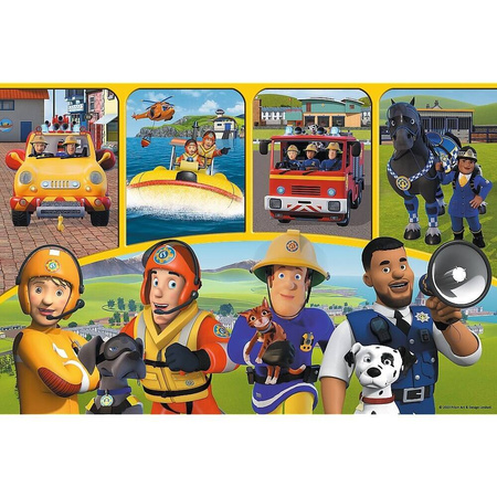 Puzzle Trefl 24 maxi Strażak Sam i przyjaciele 143560
