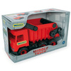 Middle truck wywrotka czerwona w kartonie wader 32111