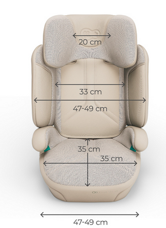Kinderkraft XPAND 2 Pro i-Size 100-150 cm Beige Fotelik samochodowy 929504