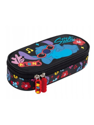 PIÓRNIK SASZETKA USZTYWNIONA Z WEWNĘTRZNĄ KLAPKĄ STITCH BLACK ALOHA 679834