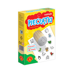 Małe pieczątki i naklejki ze zwierzątkami 018523