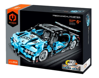 IM MASTER Klocki Super Auto niebieskie 422el 040202