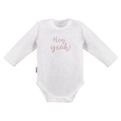 Body dziewczęce w kropki SWAN białe 086