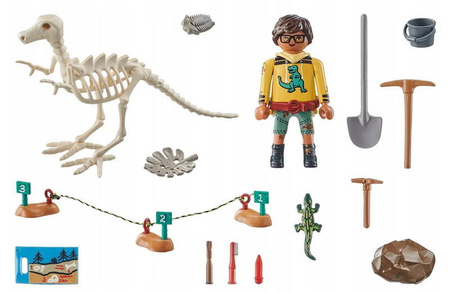 Playmobil 7157 Wykopalisko ze szkieletem dinozaura 715272