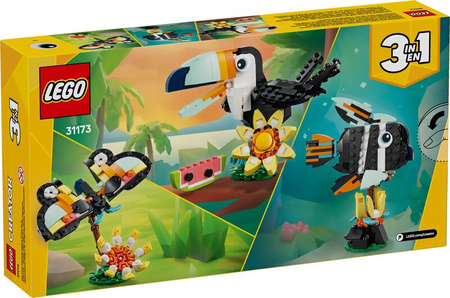 Lego Creator 31173 Dzikie zwierzęta Tropikalny tukan 879956