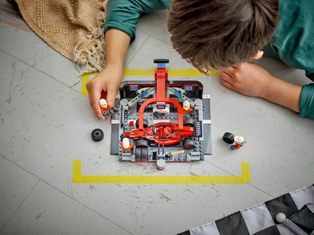 Lego 60443 City Pit stop i mechanicy z bolidem Ferrari 812496