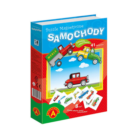 Puzzle Alexander Magnetyczne 41el Samochody 007602