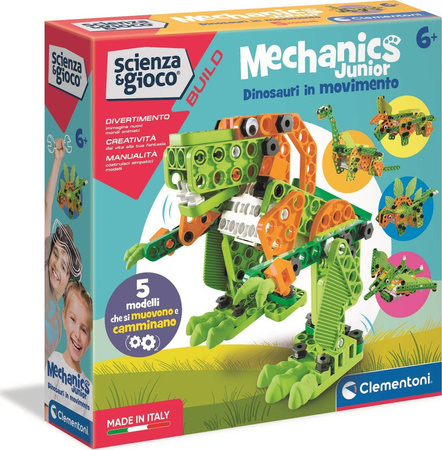 Clementoni Maker's Lab Mechanika Junior  Dinozaur