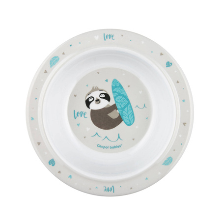 Canpol Miseczka melaminowa z przysawką 270 ml Exotic Animals 861411