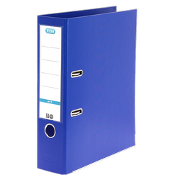 Elba pro+ segregator a4 - dźwigniowy - grzbiet 8cm - folia polipropylenowa po obu stronach okładki - niebieski