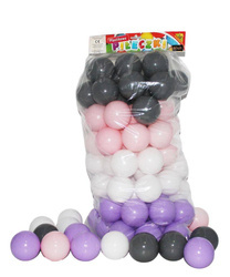 Piłeczki basenowe 80szt pastelowe róż 'Bączek' 005460