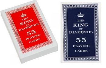 Karty do gry 55 listków The King of Diamonds 087104