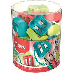 Maped Temperówka Vivo 2 otwory(kol.róż,turkus,zielony)625115