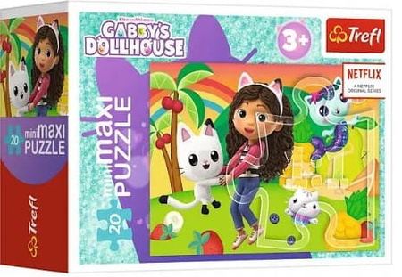 Puzzle Trefl 20 MiniMaxi Kolorowy dzień Gabby 211580