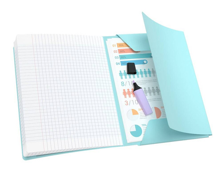 Zeszyt Oxford A5 60k linia pastel Easybook 404538
