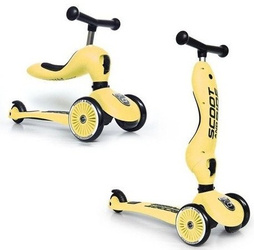 SCOOTANDRIDE Highwaykick 1 2w1 Jeździk i hulajnoga 1-5 lat Lemon 963541