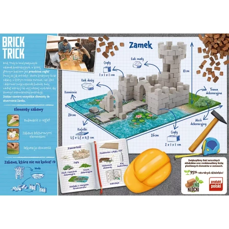 Trefl Brick Trick Buduj z cegły Zamek 615395
