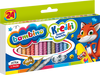 Kredki Bambino świecowe 24 kol. 000218