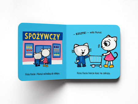 Książeczka Kicia Kocia i Nunuś Idziemy na zakupy! 654141