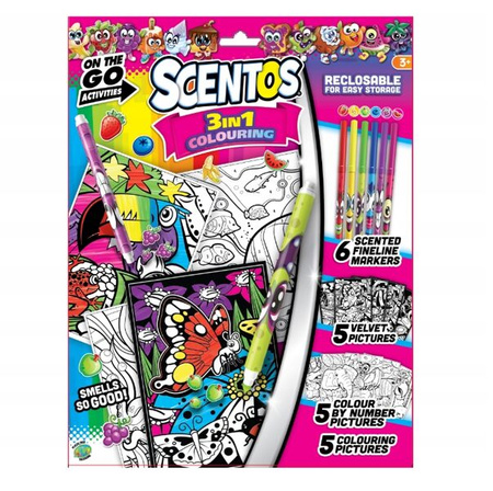 Scentos Pachnący zestaw Kreatywna teczka 451755
