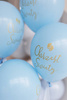 Balon ECO 33cm Chrzest Święty błękit 6szt 040960