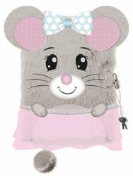 Pamiętnik z kłódką 3D włochacz A5 96K Mouse 669576