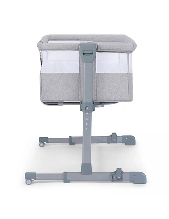 Kinderkraft łóżeczko dostawne neste air grey light melange 915484