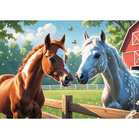 Puzzle Trefl 200 Konie na polanie 133288