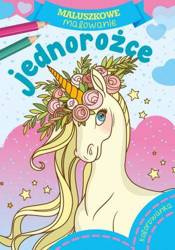 Książeczka maluszkowe malowanie jednorożec