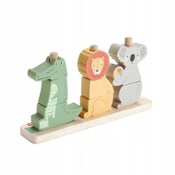 Fisher Price HXV04 Drewniane zwierzątka Układaj i sortuj 238538
