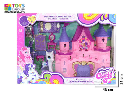 Zamek dla lalek światło/dźwięk 825640