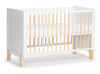 Kinderkraft łóżeczko drewniane nico white 914456