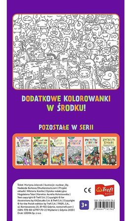 Trefl Kolorowanka XXL Bobaski i Miś Zabane potworki 797702