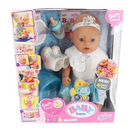 Baby Born Lalki Interaktywna Soft Touch Balerina 43 cm 831250
