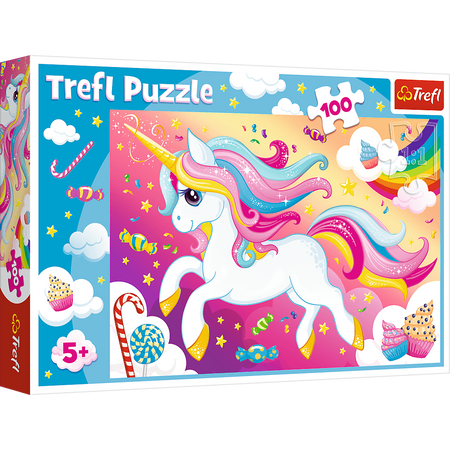 Puzzle Trefl 100 Piękny Jednorożec 163865