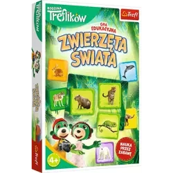 Gra Trefl Gra Zwierzęta Świata Rodzina Treflików 023374