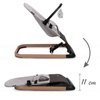 Kidwell Leżaczek bujaczek Laro Grey/Wooden 099474