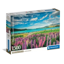 Clementoni Puzzle 1500 HQ Lupins at Lake Tekapo 317288