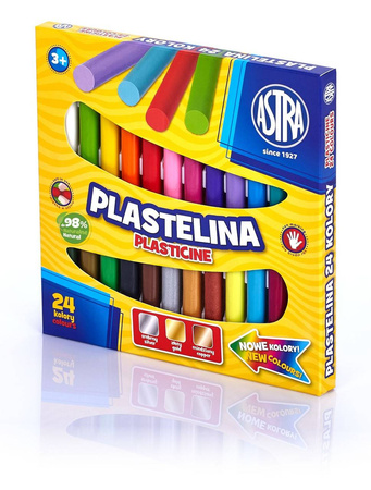 Plastelina 24kol astra 030651