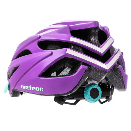 Kask rowerowy Meteor Marven L 58-61cm bakłażanowy
