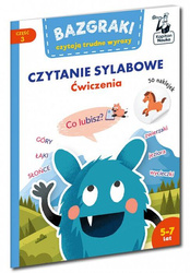 Książeczka Bazgraki czytają trudne wyrazy Czytanie sylabowe Ćwiczenia 044485