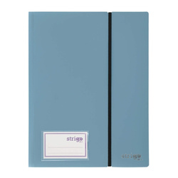 Strigo Album ofertowy A4 30 koszulek z gumką szaroniebieski 854980