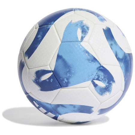 Adidas Piłka nożna Adidas Tiro League Thermally Bonded biało-niebieska HZ2429 r.5 826044