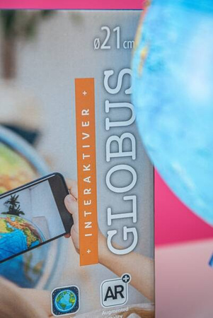 AlaySky's Globe Globus 21cm z mapą fizyczną i aplikacją 019096