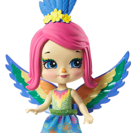 Enchantimals gtm49/gtm46 domek zwierzątek lalka peeki parrot 