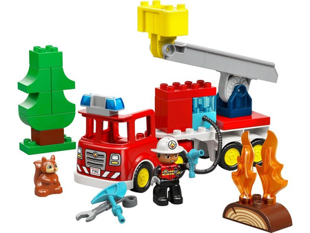 LEGO 10473 DUPLO Wóz strażacki z wężem i strażaki 056530