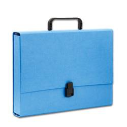 Teczka z rączką a4 niebieska