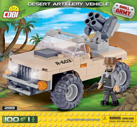 Cobi 2199 small army desert artilery vehicle 100 kl.