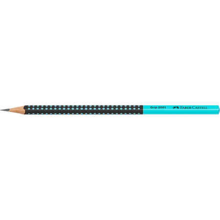 Faber-Castell Ołówek Grip 2001 HB czarno-turkusowy 170125