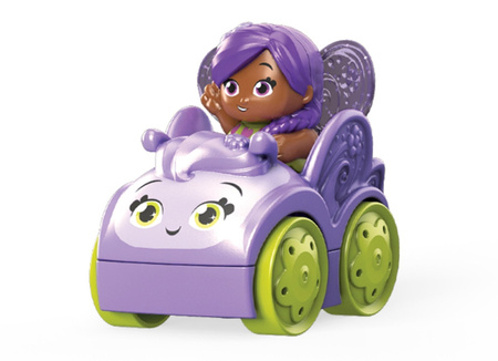 Mega bloks kwiatowe wróżki w autku gkx81